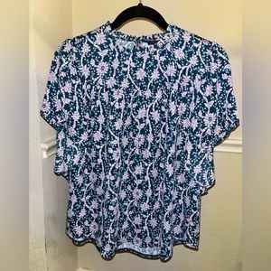 Ann Taylor floral blouse